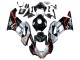 Argent Noir Brillant Rouge Bande Carénage Moto Honda CBR1000RR 2004-2005