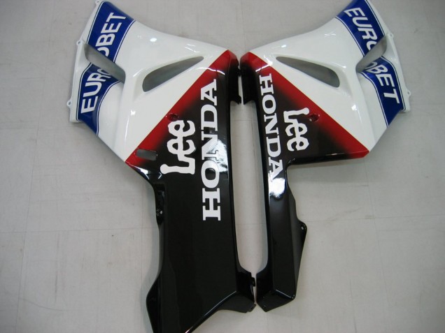 Blanc Bleu Rouge Noir Brillant Étoile EuroBet Lee Carénage Moto Honda CBR1000RR 2004-2005