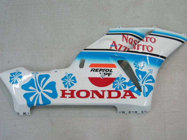 Blanc Bleu Neige Nastro Azzurro 46 Carénage Moto Honda CBR1000RR 2004-2005