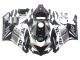 Argent Blanc Noir Brillant Repsol Kits Carénages Moto Honda CBR1000RR 2004-2005