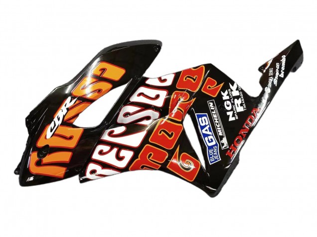 Jaune Orange Noir Brillant Repsol Rossi 46 Carénage Moto Honda CBR1000RR 2004-2005