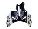 Noir Brillant Blanc West Carénage Moto Honda CBR1000RR 2004-2005