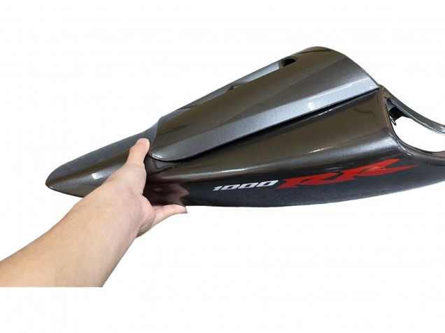 Argent Noir Brillant Carénages Moto Honda CBR1000RR 2004-2005