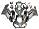 Argent Noir Brillant Carénages Moto Honda CBR1000RR 2004-2005