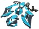 Bleu Clair Noir Brillant Carénage Moto Honda CBR1000RR 2004-2005