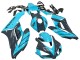 Bleu Clair Noir Brillant Carénage Moto Honda CBR1000RR 2004-2005