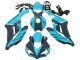 Bleu Clair Noir Brillant Carénage Moto Honda CBR1000RR 2004-2005