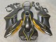 Gris Mat Or Carénage Moto Honda CBR1000RR 2004-2005