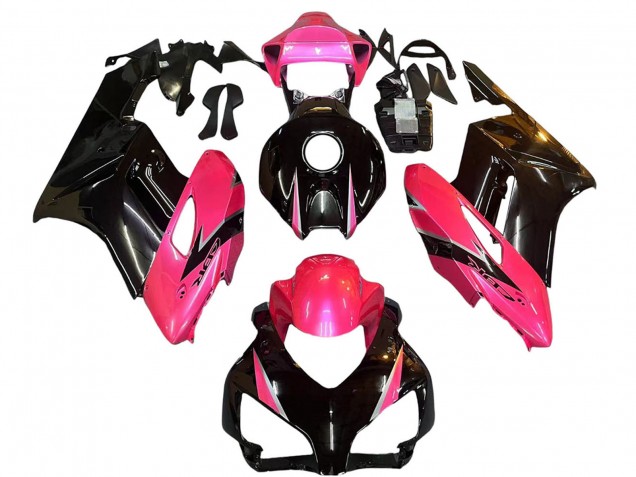 Rose Noir Brillant Carénage Moto Honda CBR1000RR 2004-2005