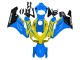 Bleu Jaune Noir Brillant Carénage Moto Honda CBR1000RR 2004-2005