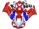 Rouge Bleu Blanc Noir Motul Carénage Moto Honda CBR1000RR 2004-2005
