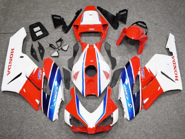 Blanc Rouge Bleu HRC Carénages Moto Honda CBR1000RR 2004-2005