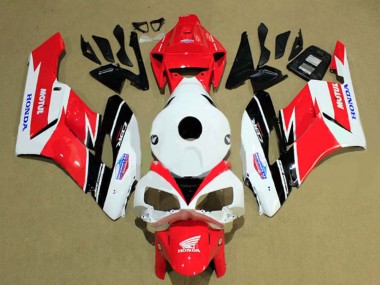 Blanc Rouge Noir Mat Motul Carénage Moto Honda CBR1000RR 2004-2005 Pas Chère