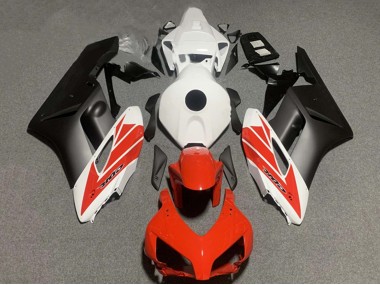Blanc Rouge Noir Mat Carénage Moto Honda CBR1000RR 2004-2005 Pas Chère