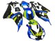 Bleu Fluorescent Vert Noir Brillant Requin 46 Carénage Moto Honda CBR1000RR 2006-2007