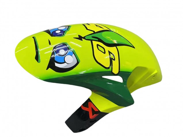 Bleu Fluorescent Vert Noir Brillant Requin 46 Carénage Moto Honda CBR1000RR 2006-2007