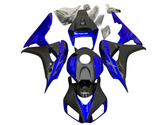 Bleu Noir Mat Carénage Moto Honda CBR1000RR 2006-2007