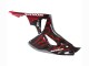 Noir Brillant Rouge Flamme Carénages Moto Honda CBR1000RR 2006-2007