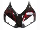 Noir Brillant Rouge Flamme Carénages Moto Honda CBR1000RR 2006-2007