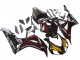 Noir Brillant Jaune Rouge Flamme Carénage Moto Honda CBR1000RR 2006-2007