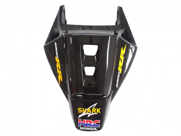 Noir Brillant Jaune Rouge Flamme Carénage Moto Honda CBR1000RR 2006-2007