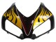 Noir Brillant Jaune Rouge Flamme Carénage Moto Honda CBR1000RR 2006-2007
