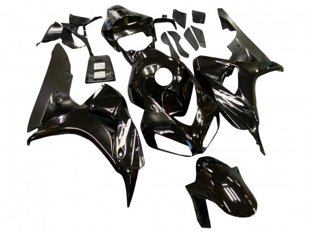 Noir Brillant Noir Mat Carénage Moto Honda CBR1000RR 2006-2007