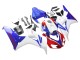 Blanc Rouge Bleu HRC Carénages Moto Honda CBR1000RR 2006-2007