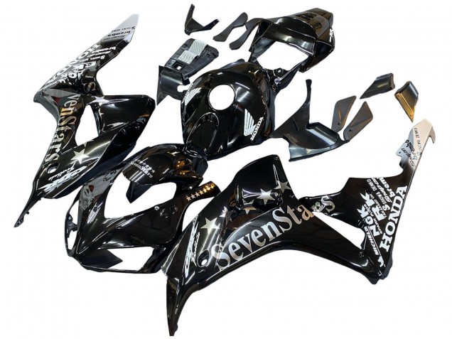 Noir Brillant Or SevenStars Carénage Moto Honda CBR1000RR 2006-2007