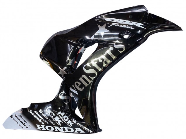 Noir Brillant Or SevenStars Carénage Moto Honda CBR1000RR 2006-2007