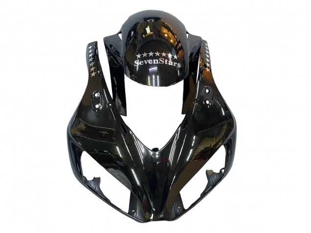 Noir Brillant Or SevenStars Carénage Moto Honda CBR1000RR 2006-2007