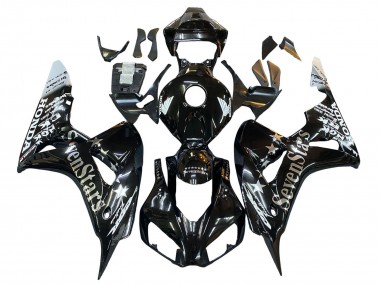 Noir Brillant Or SevenStars Carénage Moto Honda CBR1000RR 2006-2007 Pas Chère