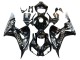 Noir Brillant Or SevenStars Carénage Moto Honda CBR1000RR 2006-2007