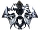 Argent Noir Brillant Red Bull Carénage Moto Honda CBR1000RR 2006-2007