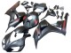 Noir Mat Rouge Décalque Carénage Moto Honda CBR1000RR 2006-2007