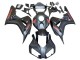 Noir Mat Rouge Décalque Carénage Moto Honda CBR1000RR 2006-2007
