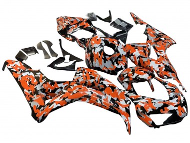 Noir Orange Argent Camouflage Carénage Moto Honda CBR1000RR 2006-2007 Pas Chère