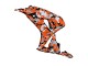Noir Orange Argent Camouflage Carénage Moto Honda CBR1000RR 2006-2007