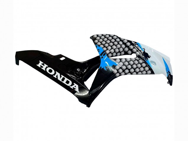 Blanc Bleu Noir Brillant Carénages Moto Honda CBR1000RR 2006-2007