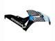 Blanc Bleu Noir Brillant Carénages Moto Honda CBR1000RR 2006-2007
