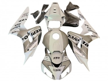 Blanc Gris Repsol Carénage Moto Honda CBR1000RR 2006-2007 Pas Chère