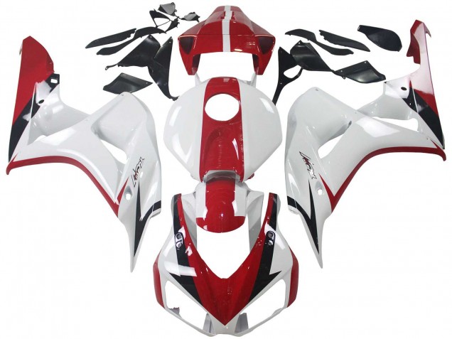 Blanc Rouge Noir Brillant Kits Carénages Moto Honda CBR1000RR 2006-2007
