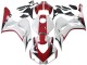 Blanc Rouge Noir Brillant Kits Carénages Moto Honda CBR1000RR 2006-2007