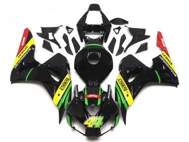 Noir Brillant Jaune Vert Rouge Motul 44 Carénage Moto Honda CBR1000RR 2006-2007 Pas Chère