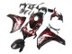 Noir Brillant Rouge Flamme Carénages Moto Honda CBR1000RR 2008-2011