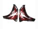 Noir Brillant Rouge Flamme Carénages Moto Honda CBR1000RR 2008-2011