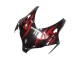 Noir Brillant Rouge Flamme Carénages Moto Honda CBR1000RR 2008-2011