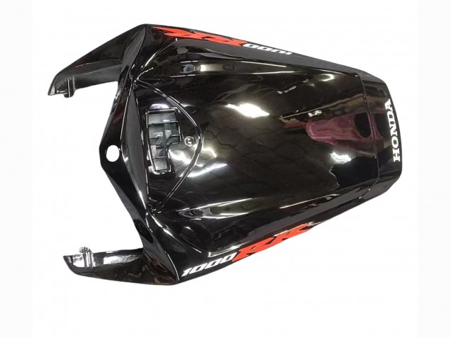 Noir Brillant Rouge Flamme Carénages Moto Honda CBR1000RR 2008-2011