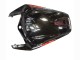 Noir Brillant Rouge Flamme Carénages Moto Honda CBR1000RR 2008-2011