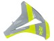 Nardo Gris Fluorescent Vert Carénage Moto Honda CBR1000RR 2008-2011